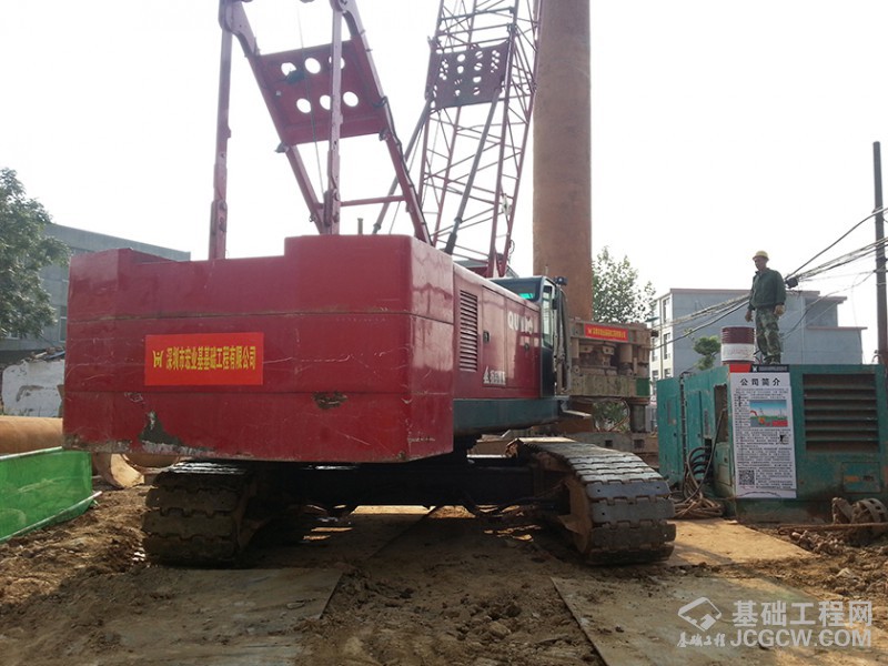 徐州盾安重工DTR2005H全套管全回转钻机施工案例