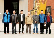 中国工程机械工业协会桩工机械分会理事长刘元洪一行考察北京中车重工